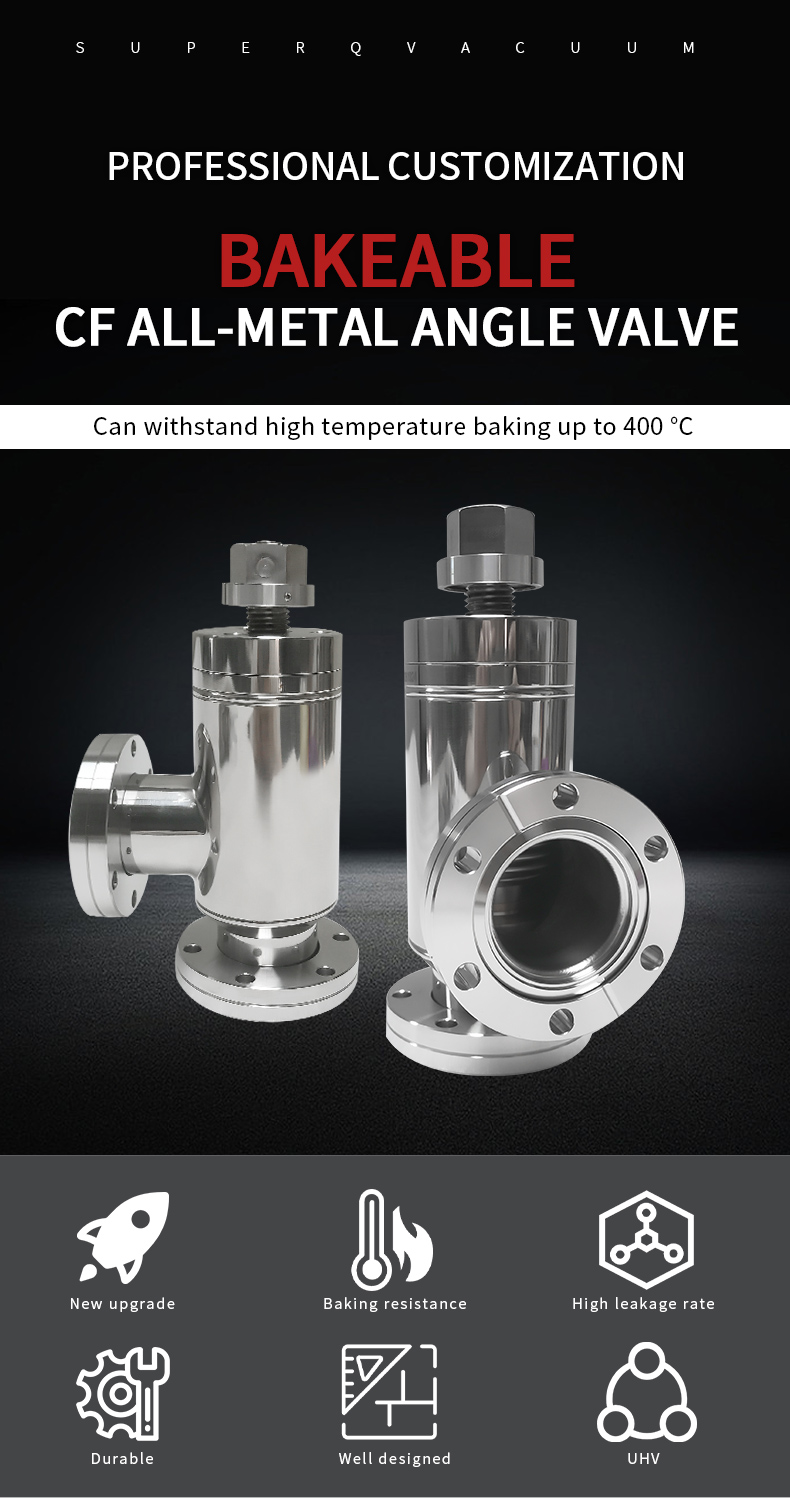 CF Bakeable All-Metal Angle Valve - Beijing Super Q