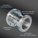CF-ISO adaptor vacuum flange full pipe nipple CF63/CF200-ISO63/200 adapter - Beijing Super Q